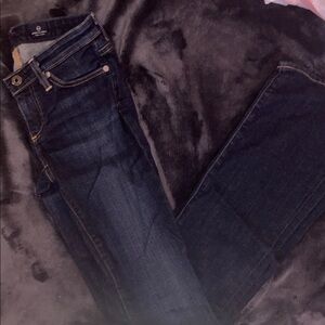 AG Adriano Goldschmied Dark Indigo Boot Cut Jeans